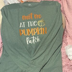 Green Pumpkin Patch Sweatshirt